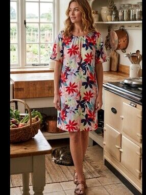 Pioneer Woman floral shift Dress sz L